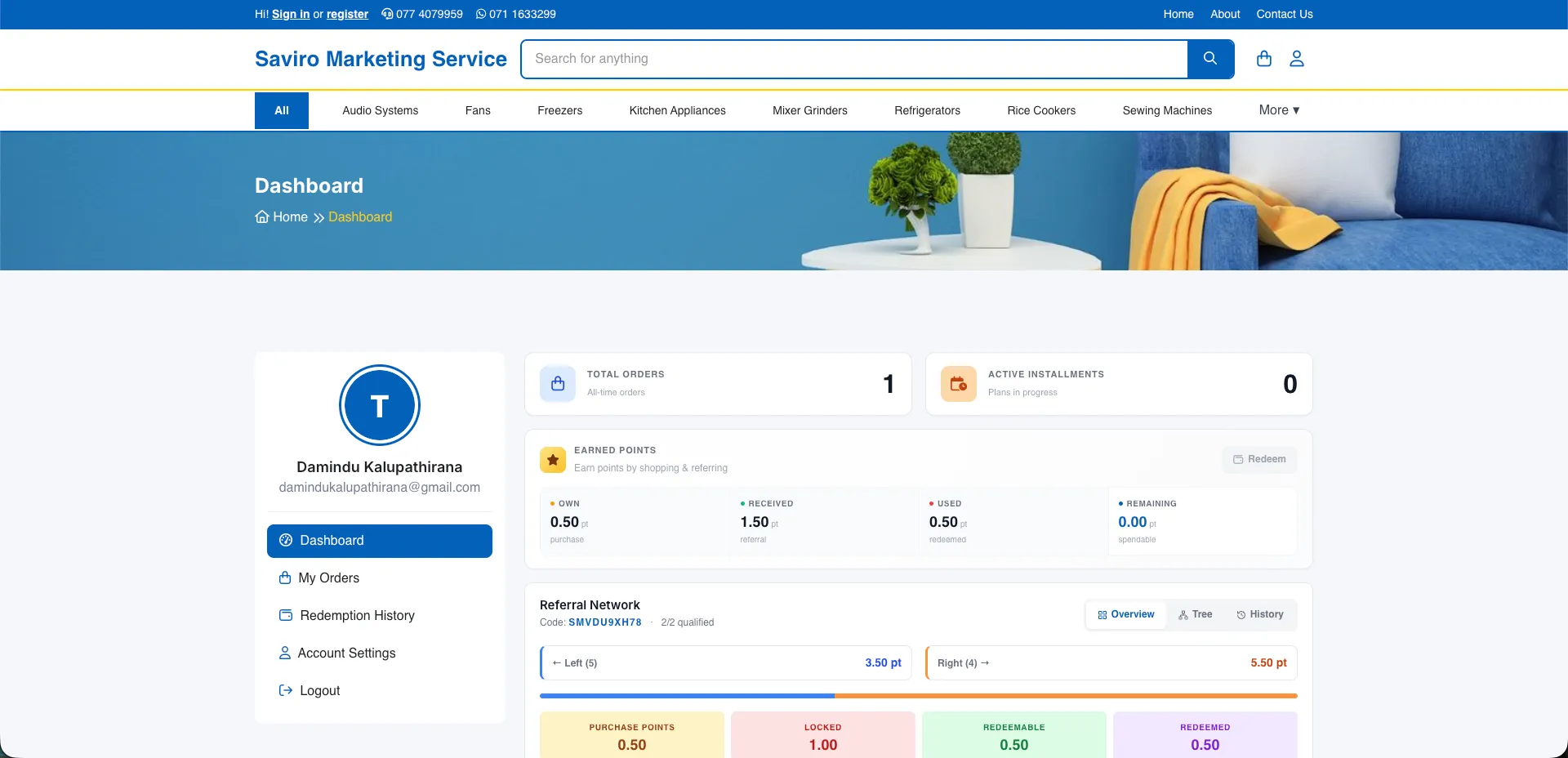Saviro Marketing — project by WolfCodeLabs